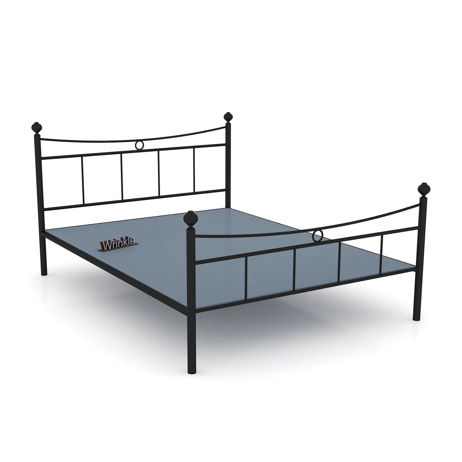 MetalCraft Simple Minimal Iron Bed - Furnishiaa -  -
